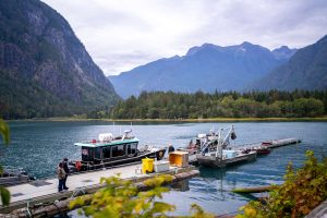 A Homalco tour boat on the water | Homalco Wildlife & Cultural Tours